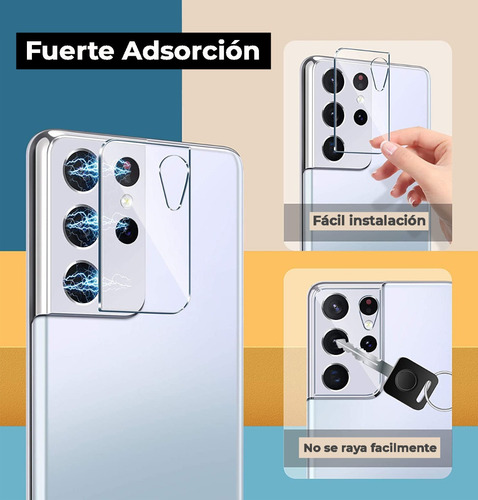 Vidrio Protector Camara Samsung S21 Ultra Nuglas Templado