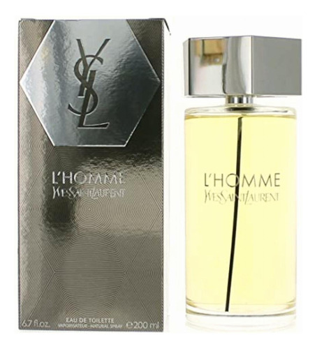 Yves Saint Laurent L'homme Eau De Toilette Spray, 6.7 Fl.oz