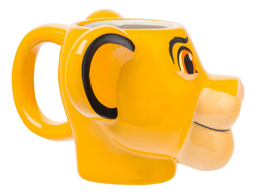 Taza Esculpida 3d El Rey León Simba Rey De La Selva