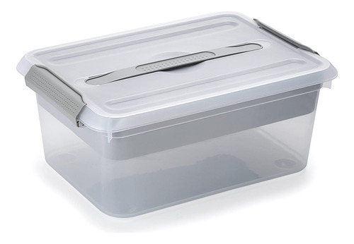 Btsky - Caja De Plastico Transparente Apilable Para Almacena