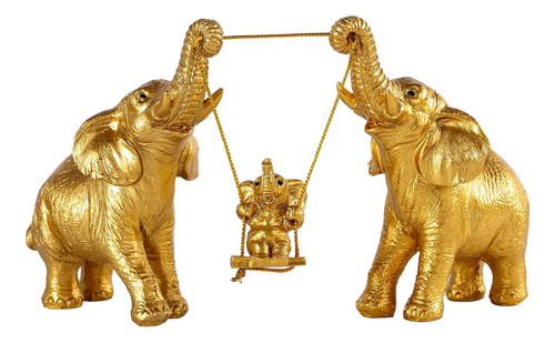 Estatua De Elefante. Regalos De Elefante Dorado Para Mujeres