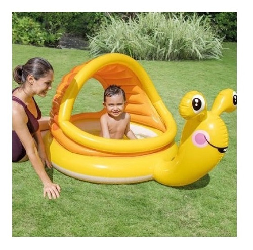Imagen 2 de 3 de Pileta inflable Intex 57124 53L amarilla