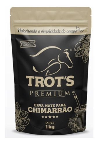 Erva Mate Para Chimarrão Trots Premium 100% Natural 1kg