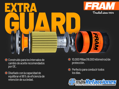 Filtro Aceite P/ Kawasaki Ex500 Ninja 500r 97 Al 09 Fram