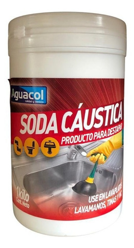 Soda Caustica  1kg Aguacol