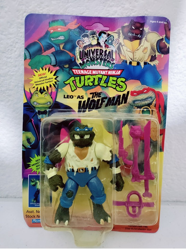 Tmnt  Vintage Universal Monster Hombre Lobo Leo