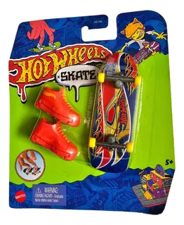 Hot Wheels Skate Patineta + Tenis Tony Hawk Flame Tamer