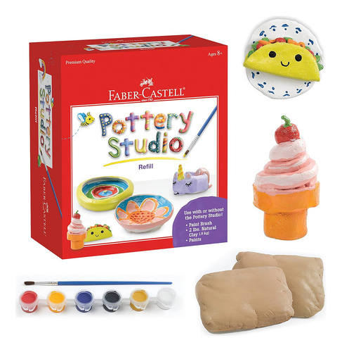 Juego Recarga De Arcilla Faber-castell, Pottery Studio,90...