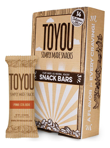 Barras De Granola Toyou Barras De Frutas Secas Y Nueces, Sin