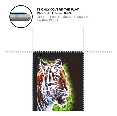 Protector Pantalla Antishock Para Tablet 3q Q-pad Rc9716b