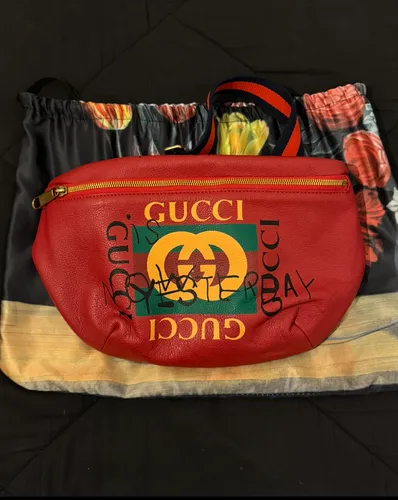Riñonera gucci roja hotsell