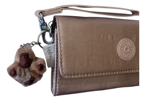Cartera Kipling Rubi Quartz Metálico Monedero Origina Ac8151