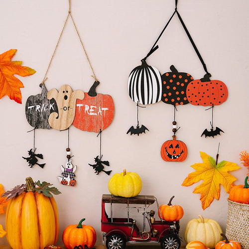 * Letrero Colgante De Calabaza Para Halloween, Decoración