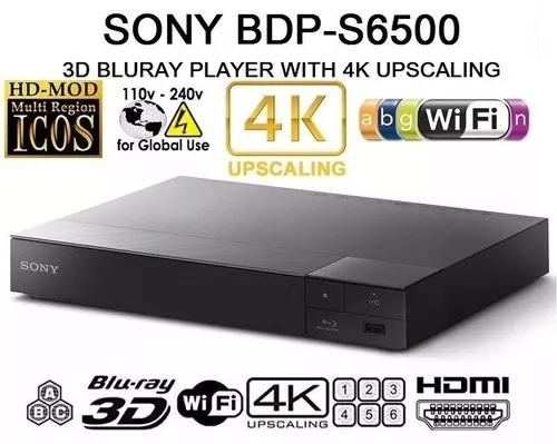 Sony Reproductor de Blu-Ray Disc™ con conversión de señales 4K