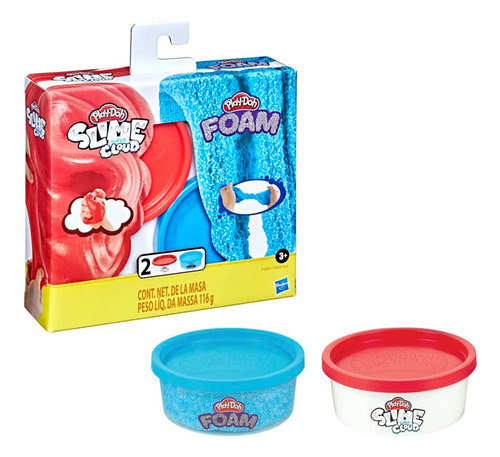 Play Doh: Foam And Super Cloud - Color Sorpresa 2 Pack