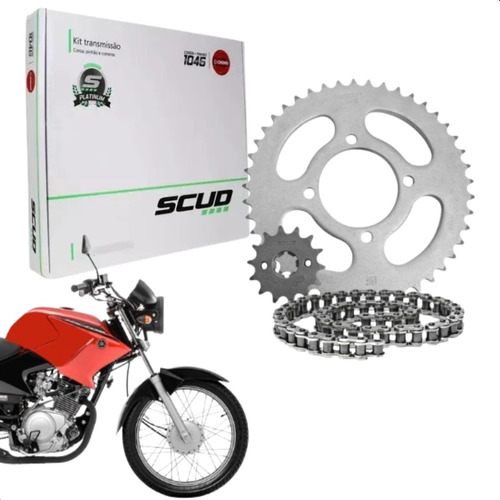 Kit Relação S/retentor Yamaha Factor 125cc 2013 2014 Scud