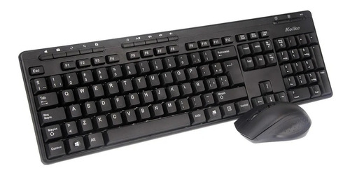 Combo Teclado Y Mouse Inalambrico Kolke Kek195 Wireless Usb