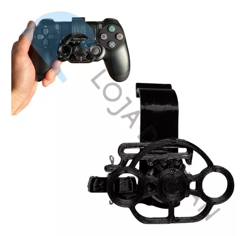 Mini Volante Controle PS5 Playstation 5 Jogos Corrida Preto em