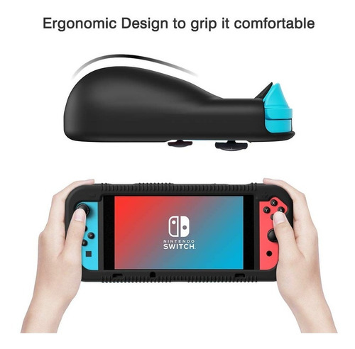 Imagen 7 de 10 de Forro Protector De Goma Para Nintendo Switch