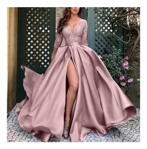 Elegante Vestido De Fiesta [u]