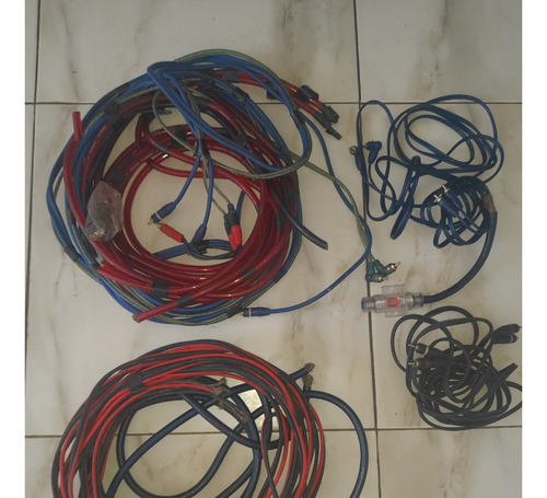 Kit Instalacion Sonido, Cables, Planta Y Bajos