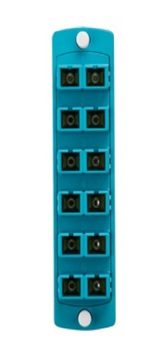 Panel De 12 Adaptadores Leviton Fibra Optica Multimodo /v /v