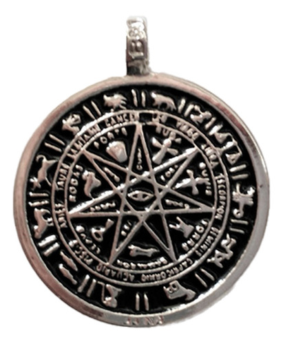 Poderoso Talisman Estrella 7 Puntas - Color Plateado