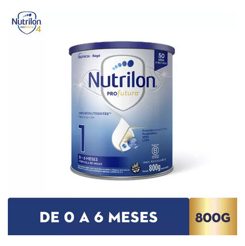 Leche Nutrilon Profutura 1 De 0 A 6m Pvo 800g (máx 12u)