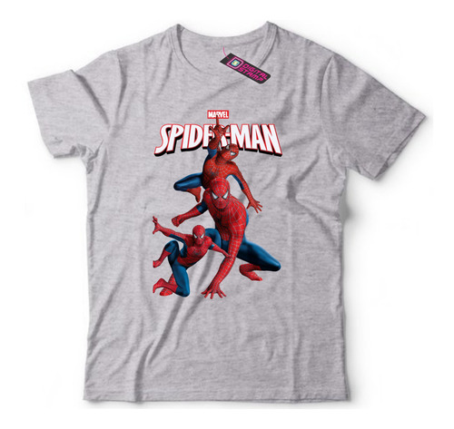 Remera Marvel Spiderman Hombre Araña Pelicula Mv32 Dtg