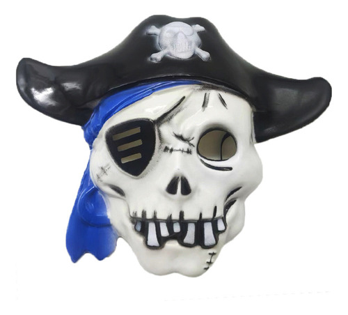 Máscara Pirata Con Cabeza De Halloween Con Calavera De Un So