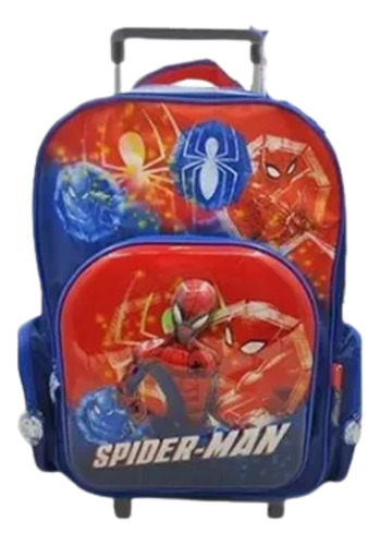 Mochila Escolar Carro 16 Spiderman 31219 Niños 