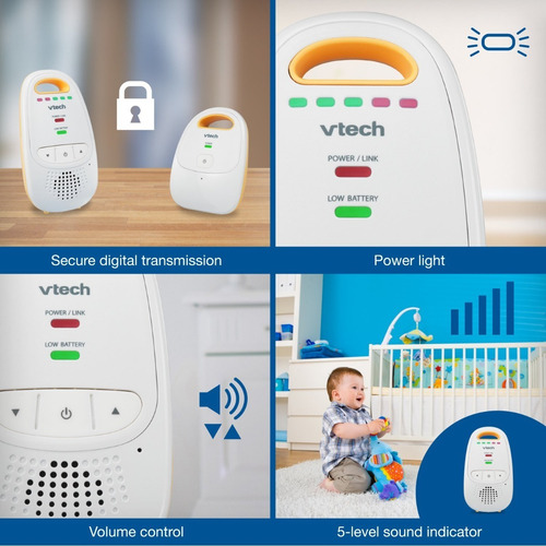 Monitor Para Bebés Inalámbrico Vtech Dm1111 Voltaje 110v/220