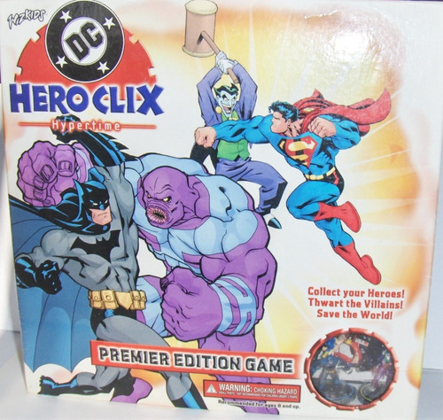 Imagen 1 de 10 de Dc Heroclix. Hyper Time. Premier Edition Game. Box 