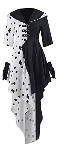 Disfraz De Cruella Deville 2021 Talla M Con Guantes