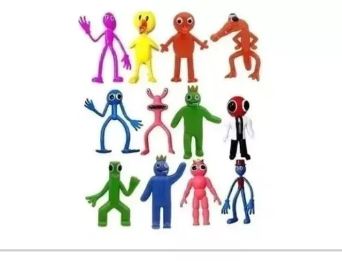 12 Peças Rainbow Friends Miniaturas Monstros Do Jogo Roblox