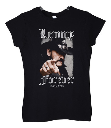 Polera Mujer Motorhead Lemmy Forever Metal Abominatron