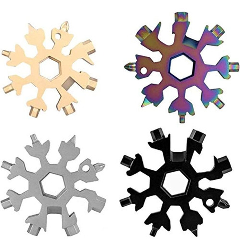 1 Destornillador Multiherramienta Snowflake, Llaves Multiher