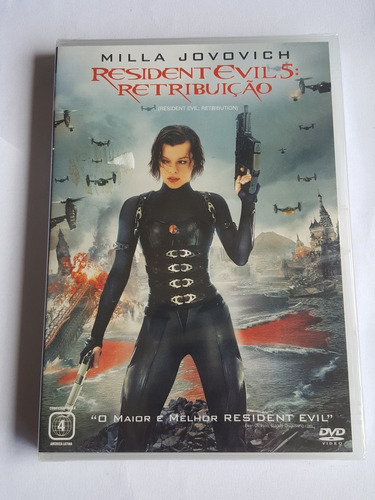 Dvd Resident Evil 5: Retribuição, Paul W.s. Anderson Dublado