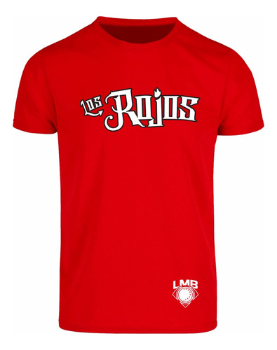 Playera Mod Lmb Diablos Rojos Del México Estampado En Vinil