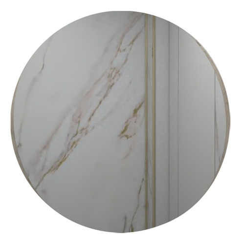 Espejo Dakota Ovalado 60x60 Marco Agua