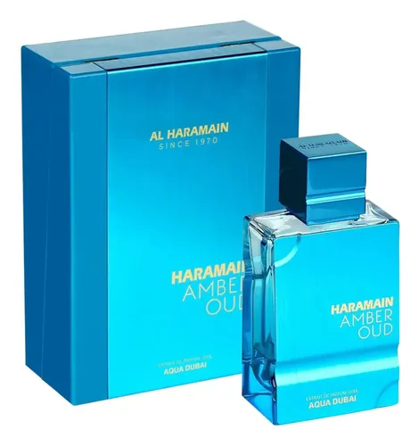 香水(男性用) Al Haramain Amber Oud Aqua Dubai 100 ml. Al Haramain Amber Oud Aqua Dubai Eau Parfum Masculino 100ml