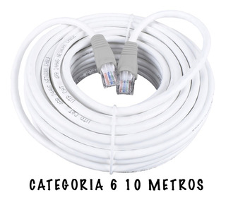 Cable Utp Categoria 6 Red Ponchado Ethernet Por 10 Metros