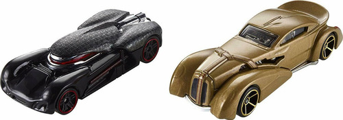 Star Wars Hot Wheels Set 4 Autos Diecast Rey Kylo Luke Snoke