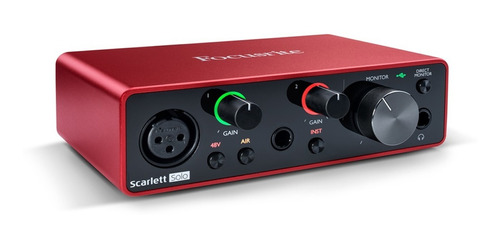 Imagen 2 de 5 de Interfaz De Audio Usb Scarlett Solo 3ra Generación
