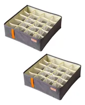 Comprar Set X2 Organizador Para Cajon 20 Divisores Ropa Interior Color Gris X2