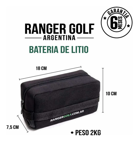 Imagen 8 de 10 de Carro Ranger Golf Electrico Litio + Vel. Crucero + Timer !