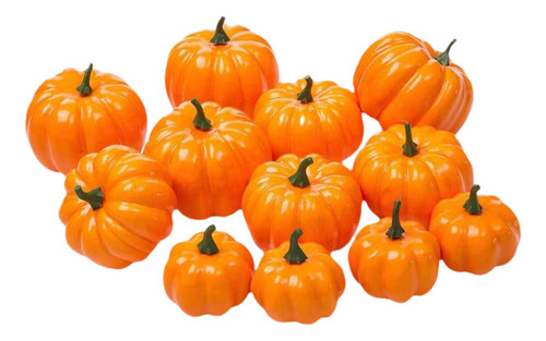 12 Calabazas Decorativas, Calabazas De Cosecha, Accesorios