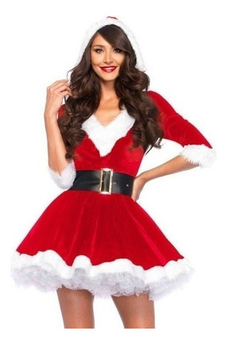 Trajes De Santa Claus Mujer Vestidos De Navidad