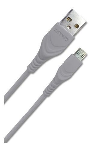 Imagen 2 de 5 de Cable Micro Usb De Carga Rapida Y Datos 1 Metro - 2.4 Skyway