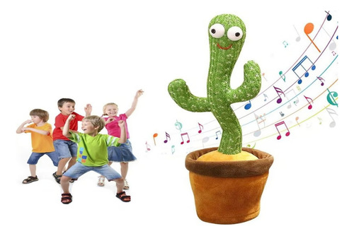 Cactus Bailarin Musical Que Repite Palabras Y Canta Peluche